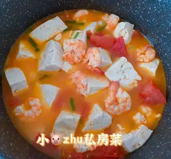 Shrimp tofu