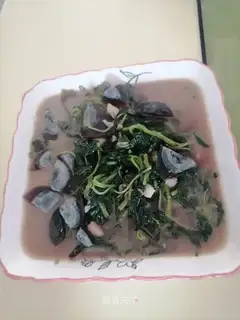 Soup with eggs