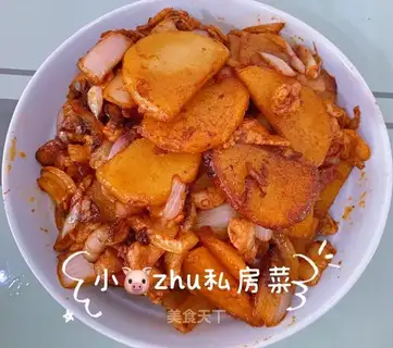 Pot potato chips
