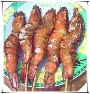 fried shrimp skewers