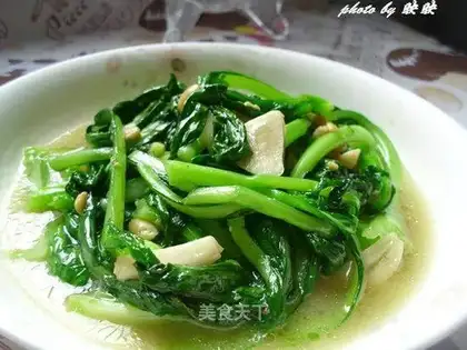 Small rapeseed with bean paste