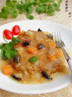 Black pepper pork chop