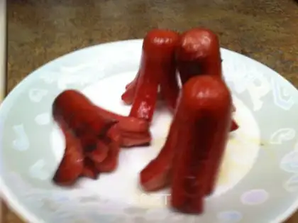 Octopus sausage