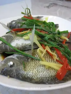 Steamed sunfish