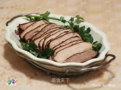 Roasted sirloin pork