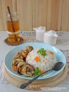 Rice chicken roll