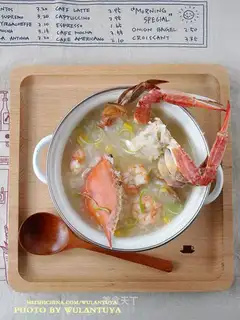 Shrimp and crab porridge