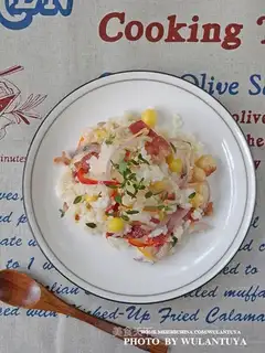 Ginkgo biloba bacon fried rice
