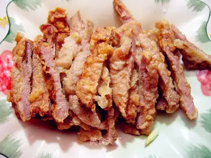 fried pork steak