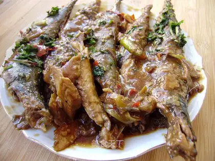 roasted Spanish mackerel