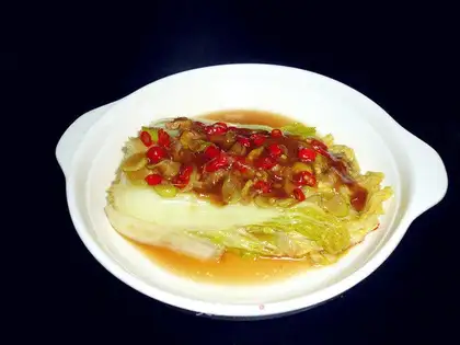 Baby vegetable in oyster sauce