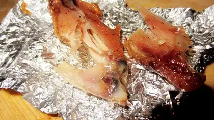 Baked chicken wings