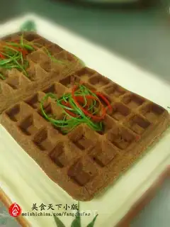 Chocolate waffles