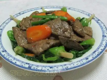 fried pork liver