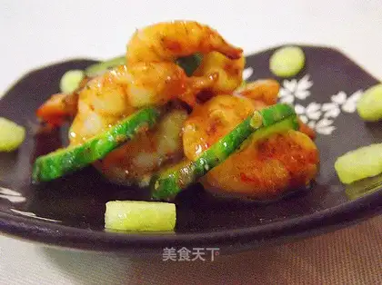 Jadeite shrimp