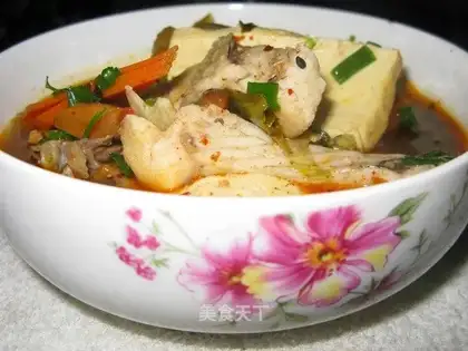Xinping fish with Chinese cabbage