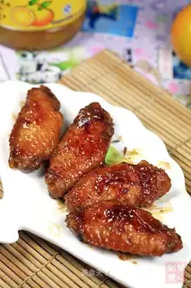 Chicken fin in orange pomelo sauce