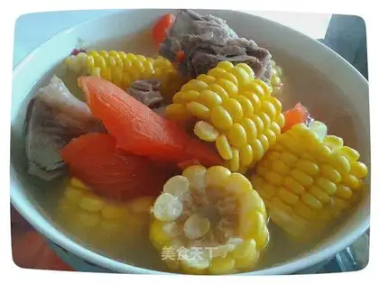Corn ribs soup