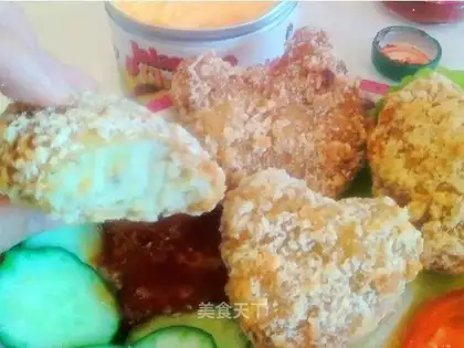Garden potato cake