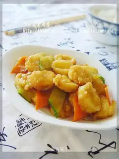 Japanese tofu with abalone sauce