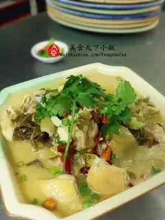Pickled tofu chicken