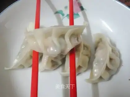 Winter mushroom and pork dumplings