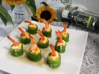 Shrimp tofu melon