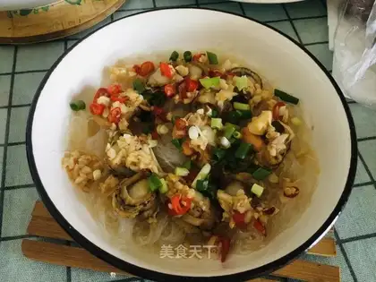Lazy old garlic fan fan scallop
