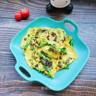 Onion moss eggcake