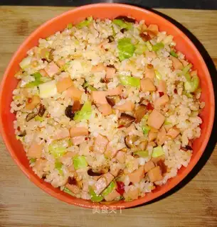 Ham and rice