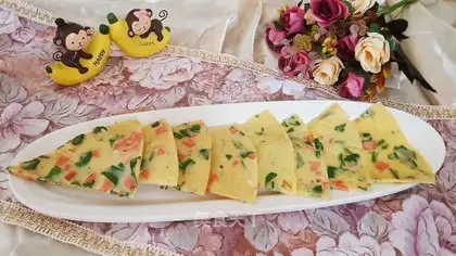 Quick-hand breakfast omelet