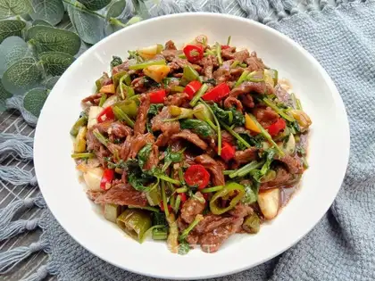 Fried beef