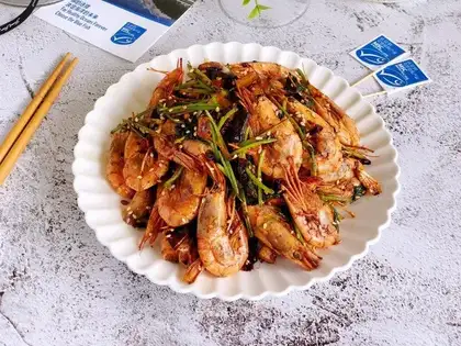Spicy boiled shrimp