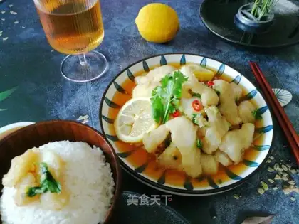 Spicy lemon chips