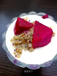 Quinoa fire dragon yogurt cup