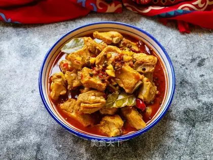Thirteen spicy ribs