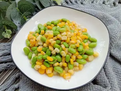 Corn fried beans