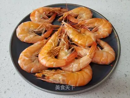 Steam shrimp