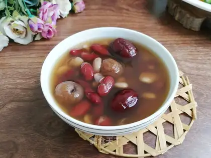 Red bean bean bean cinnamon soup