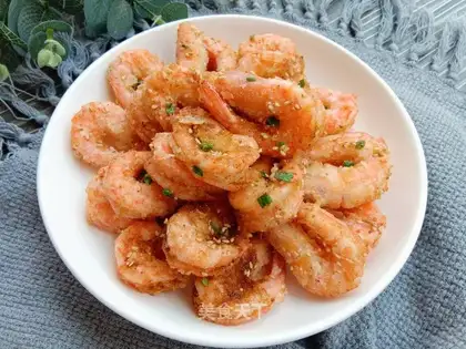 I'm going to open my back shrimp
