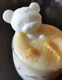 Red bear yogurt cup