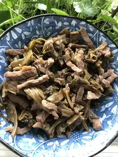 Pickled beef silk