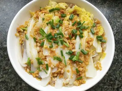 Garlic fans steaming doll food