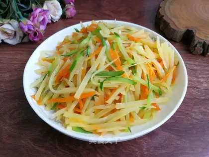 Carrot with potatoes