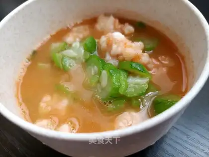 Shrimp smelt soup