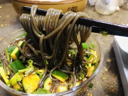 cucumber with root