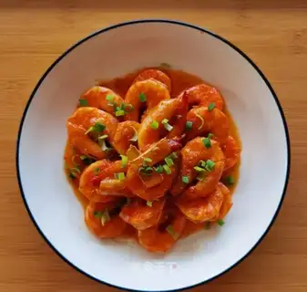 Cheese juice and shrimp