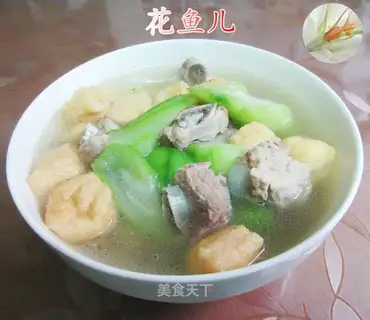 Little tofu melon broth