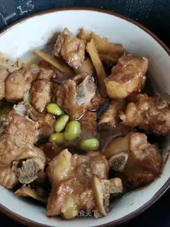 Soybeans evaporated ribs
