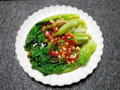 Garlic lettuce